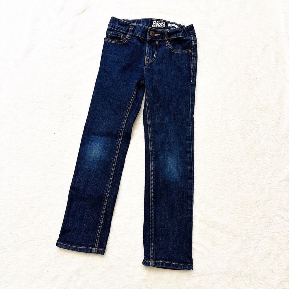 Toddler Girls Skinny Jeans sz 5 adjustable waist tabs Jeans